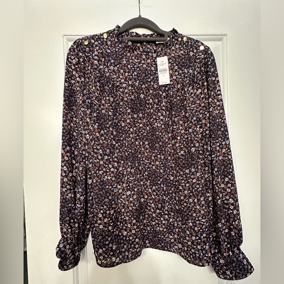 Loft floral blouse NWT size medium new - Picture 1 of 4